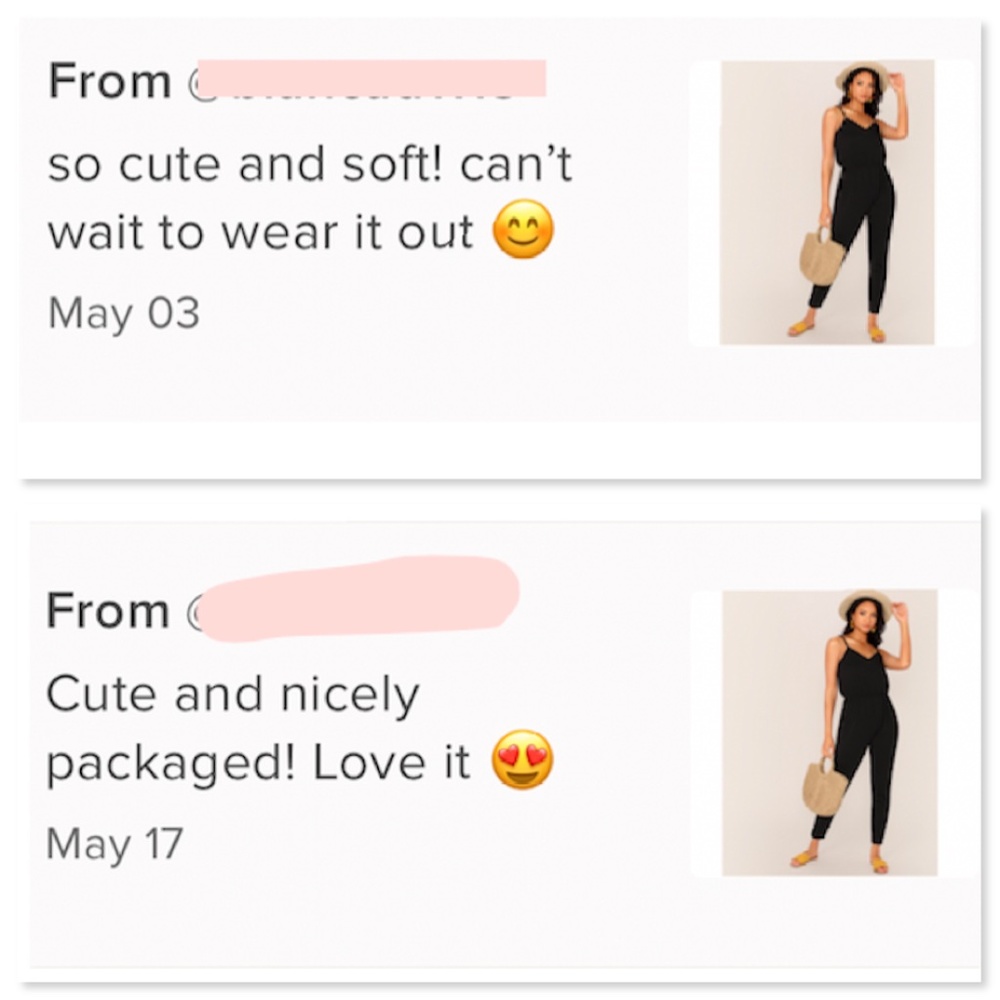 Casual Black Cami V-Neck Jumpsuit - Picture 6 of 11